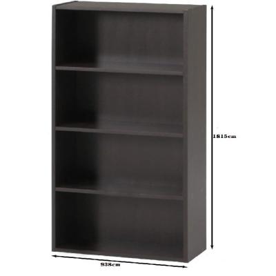 China Factory Direct Selling Price Factory Customized Modern Hot Selling Living Room Storage Five-Layer Black Bookcase for sale