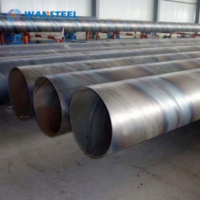 China OIL PIPE SSAW Q235B spiral welded steel pipe, carbon steel piling pipes, malleable carbon steel pipe price per ton for sale