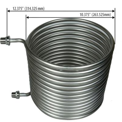 China construction astm a316 stainless steel pipe coil tube / heat exchanger tube for sale