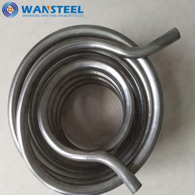 China Super Long Coiled Heat Exchanger Stainless Steel S30403 / S31603 Tubing For Instrument for sale