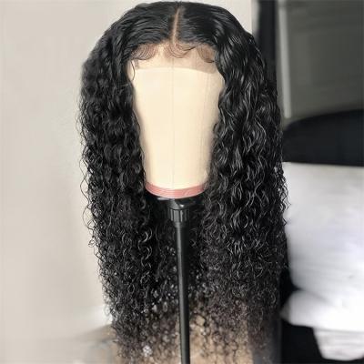 China Cheap Price Water Wave Pre Plucked Hair 100% Full Lace Wig HD Lace Wig Water Wave Unprocessed Hair Front Wigs For Black Women for sale