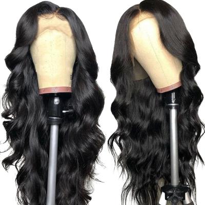 China Best Body Wave Water Wave Wig Pre Plucked Unprocessed Brazilian Virgin Human Hair Lace Front Human Hair Wig Silky Straight Curly Curly Wig 4x4 Closure for sale