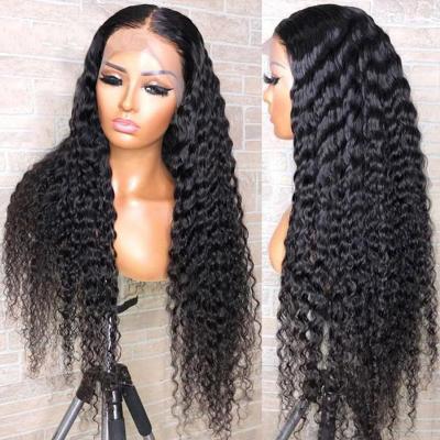 China Wholesale HD Lace Closure Wig Silky Straight Kinky Curly 4x4 Lace Front Wig Pre Plucked Unprocessed Human Virgin Brazilian Human Hair Wig for sale