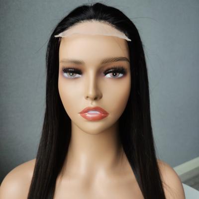 China Wholesale Silky Straight Wave 4x4 Closure Wig For Black Women With Baby Hair Pre Plucked Brazilian Virgin Human Hair Lace Front Wig for sale