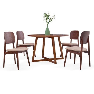 China Good quality strong restaurant dining set cheap dining table set for sale modern dinner round dining table for sale