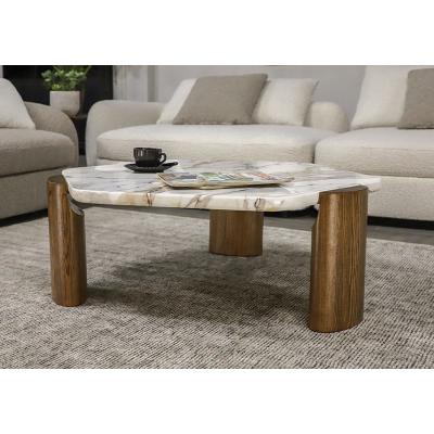 China Durable High Quality Nordic Minimalist Marble Center Top Coffee Tables for sale