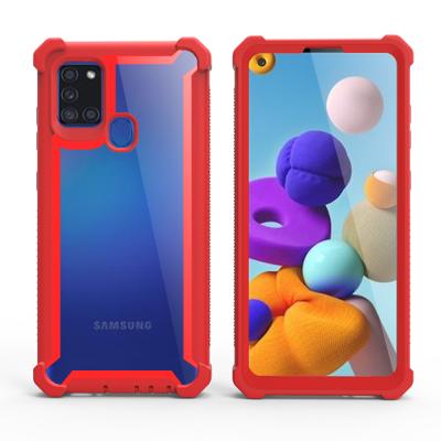 China Anti-Drop Geruide Phone Case For Galaxy A21S Soft TPU+PC Upgrade Anti-Drop Outer Space Phone Cases for sale