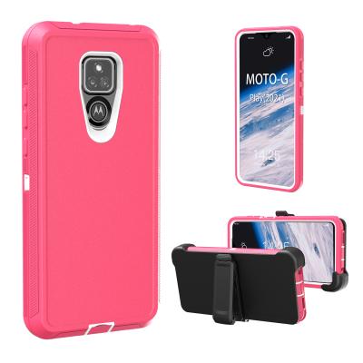 China 2021 Hot Sale Anti-drop TPU+PC Anti-dirty Full Protection All Around Phone Case For MOTO G Game for sale