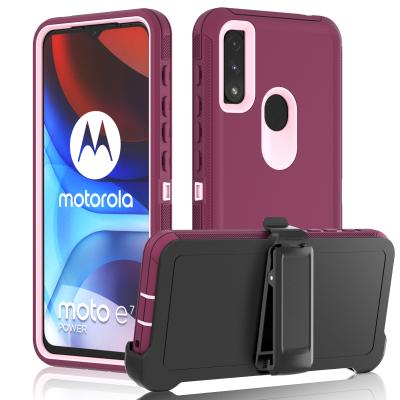 China 2021 Hot Selling Anti-drop Anti-drop Cell Phone Shockproof Case For Moto E7 Power for sale