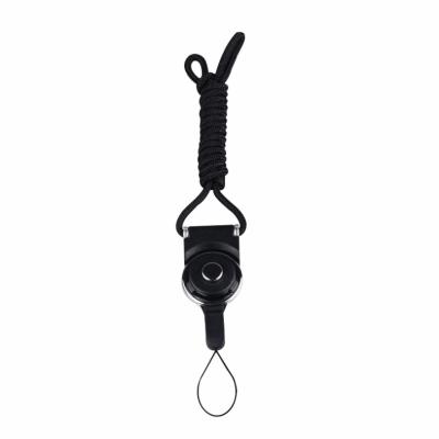 China Hot Selling Nylon Lanyard Rotating Buckle Split Lanyard Mobile Phone Neck Hanging Lanyard Hang String Detachable Work Card for sale