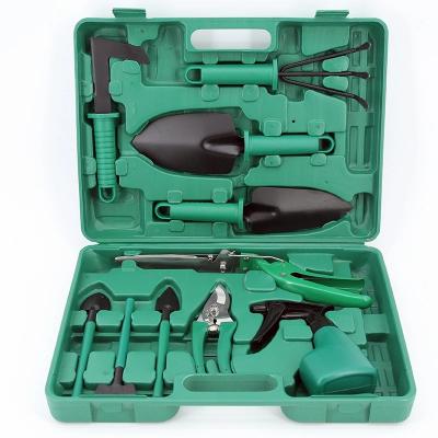 China Wholesale Price Factory Hand Garden Planting Portable Garden Work Tool Kit 10 Pieces Tool Kit Garden Propogation for sale