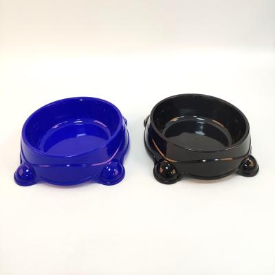 China Viable Dog Bowl Candy Plastic Dog Round Bowl Simple Cat Pet Tableware Bowl Pet Accessories for sale