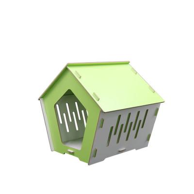 China 2018 new design china mdf wooden cat house sustainable sturdy decoration material handyct for sale