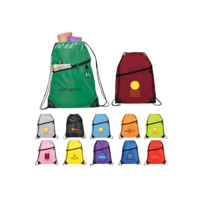 China 100% Liberty Bags Large Drawstring Backpack Eco-Friendly And Biodegradable Lightweight Nylon Backpacks for sale