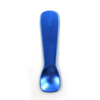 China Zen Blue Color Easy Ice Cream Asian Melting Scoop Customize Logo Foil Ice Cream Scoop for sale