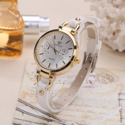 China Newly Power Reserve Design Ladies Watches Fashion Watch Leather Belt Watch for sale