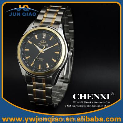 China Automatic date brand men's watch Chenxi gold watch men's stainless steel quartz watch male casual for sale