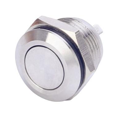 China 12mm High Power Circle Push Button Switch Waterproof Main Start Switch Push Button On Switch for sale