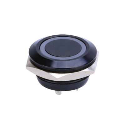 China Black Housing Waterproof /Stainless Steel 19mm Push Button Switch Push Button Switch Push Button Housing for sale