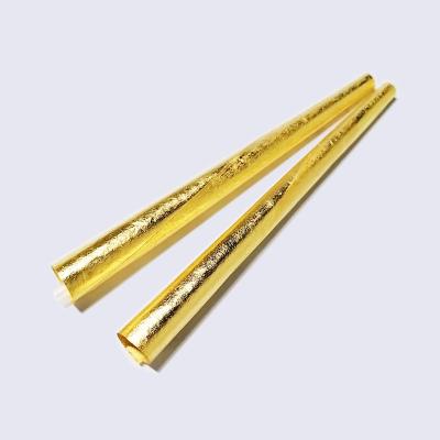 China Handmade Custom Pure 24k Gold Pre Rolled Cones Private Label Custom Rolling Paper for sale