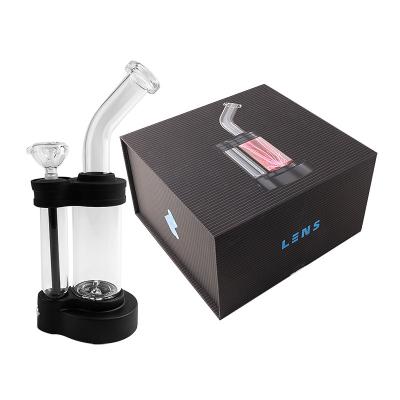 China New-fashion the world's first hot selling plasma lightning hookah glass hookah set portable hookah accessories for sale