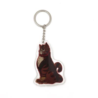 China Eco-Friendly Make Your Own Holographic Charms Clear Acrylic Charm Custom Key Chain for sale