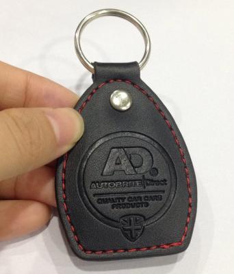 China Leather Fashion Custom Design Leather PU Key Indicator Key Holder For Car Key Holder for sale