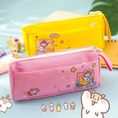 China Schools & Offices Pockets Zippered Pencil Bag Pencil Case for sale