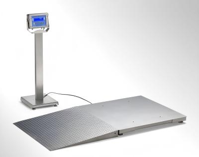 China Industrial Floor Scale Stainless Steel Platform Weighing System 0.5-10t for sale