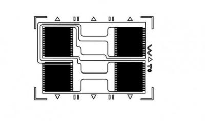 China Full Bridge Foil Strain Gauge , Bonded Resistance Wire Strain Gauge for sale