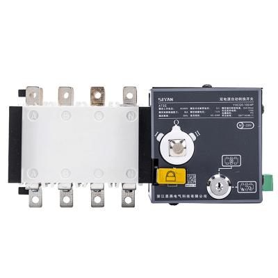 China ATS Industrial Dual Power 220v 100 Amp Automatic Transfer Switch Manual Switch 4 Poles for sale