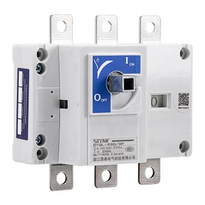 China Switchgear 400A 3p 4p Switches 15kv Electrical Outdoor Disconnect Switch Low Voltage Disconnect Switch for sale