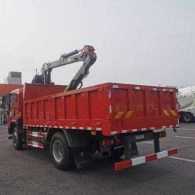 China Building Material Stores Sinotruk CDW Manufacturers Wholesale Grab Crane Truck Telescopic Crane Truck for sale