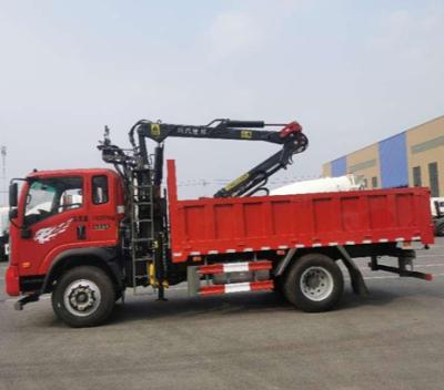 China Special Building Material Stores Sinotruk CDW Grab Truck Mounted Crane Delivery Timber Scrap Metal Grab Truck for sale