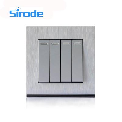 China SirodeV3-4A British Standard Four Way Band One Way Ribbon Color Light Wall Switch Series Easy Installation SirodeV3-4A Bestselling DP Switch for sale