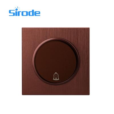 China Sirode Europe Standard Doorbell Switch Easy Installation White Color 6001 Series for sale