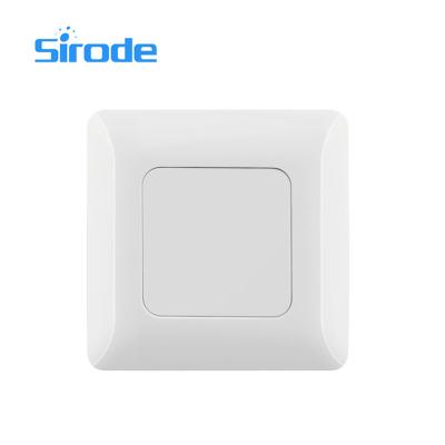 China Sirode Europe Standard 1 Gang 1 Way Switch Easy Installation White Color 9218 Series for sale