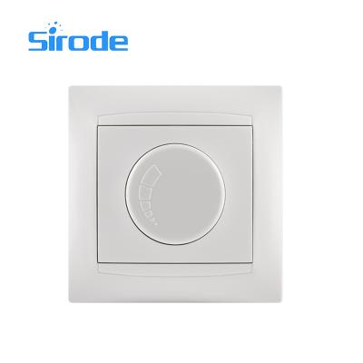 China European Standard White Rheostat Wall Switch Sirode Color Rheostat Wall Switch For Led 9206 Series Wholesales for sale