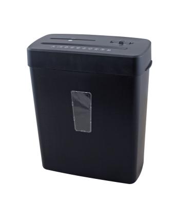 China CD222P Paper Clip Paper Shredder For Office / Cross Cut / 8 Paper Cutting Machine Sheets Cross Cut Electricity Suntech 4*35mm NC; GUA 13L regular for sale