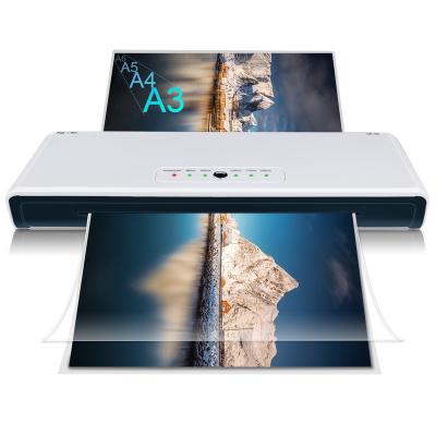 China FA341 Sizes Laminating Machine, Fast Warm-up A3 Laminator, Desktop Photo A3 Laminating Machine for sale