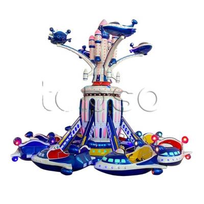 China Outdoor Playground Kids Rotary Arcade Game Self Control Jet Airplane Rides for sale