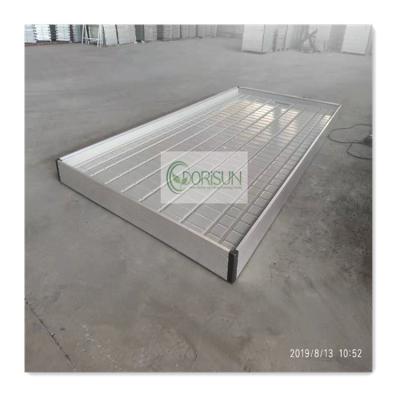 China Greenhouse Medicine ABS Plastic Tray Rolling Bench Reflux And Flow Table 5ftx9ft Rolling Bench for sale