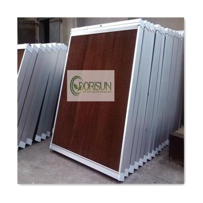 China Greenhouse Skyplant Greenhouse and Poultry House Equipment 7090 Cooling Pads Cooling Curtain System Wet Curtain Cooling Pad for sale