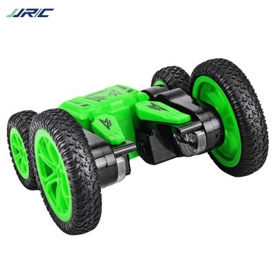 China RC Hobby Small Plastic Steerable Loader Toys JJRC 2.4g RC Stunt 360 Tumbling Truck Twist Double Sided Radio Control Car for sale