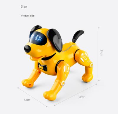 China Battery Operated Dog Kit Kid Educational Pet Touch Program Robot Toy Remote Control Custom Stem Sensing Robotic Toy Manufacturers for sale