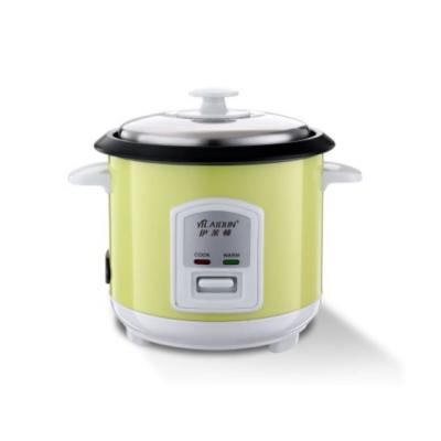 China Hotel India Newly Home Use Wireless Cheapest Rice Cooker Housing Body SS Yellow Joint Double Lid Pots for sale