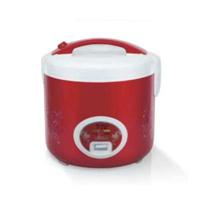 China Small Home Appliance Indonesia Baby Rice Cooker Full Housing Iron Body Kitchen Red Color 5L Luxury Rice Cooker for sale