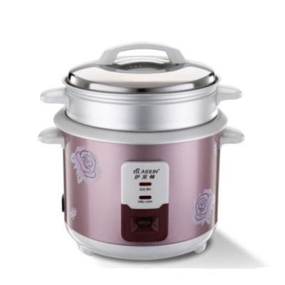 China OEM Bangladesh Hotel Factory Price Double Body Housing SS Double Lid Commercial Pots 5L Rice Cooker for sale