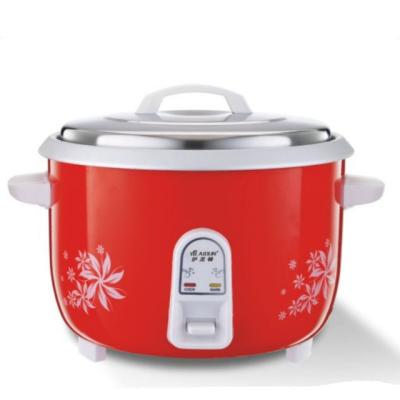 China India outdoor market big family and price hotel used 18L cheap electric drum train big size rice cooker for sale