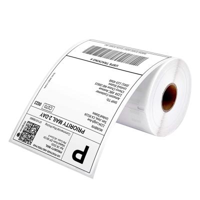 China Customized Waterproof Blank A6 Label Roll And 4x6 Thermal Label Sticker For Printer Labels Custom for sale